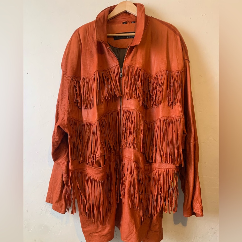 Marc Buchanan pelle pelle rare vintage leather jacket